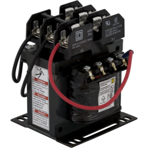 Schneider Electric Control Transformer; 200 VA; 220V x 440V; 230V x 460V; 240V x 480V Primary; 110V; 115V; 120V Secondary; Single-Phase; Primary &plus; Secondary Fusing